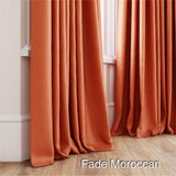 Custom Terracotta Blackout Drapes. Boutique Hotel Collection. Fire-Rated & Safety Certified.