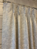 Reverie Cotton Satin Designer Drapery Panels.