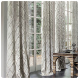 Jacquard Bryant Park Chess Drapery Panels.