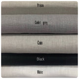 Prague 100% Linen Drapery panels in 9 colors.