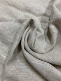 Natural color linen fabric