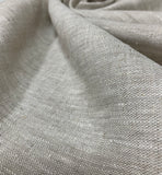 Raw linen fabric