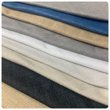Pembrook Faux Tussah Silk drapery fabric by the yard. 38 colors.
