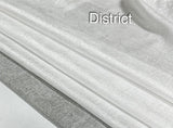 French pleat Two Tone Design Drapery Panels by HFDrapery Studio.