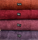 Rockwater Chenille Velvet Fabric by the yard.