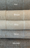 Rockwater Custom bench cushions. Fibreguard stain resistant eco-friendly chenille fabric.