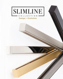 Slimline Channel Rods for Ripple Fold and Pleated Drapery. Modern Ripple fold curtain rods available in 5 colors. Ceiling and Wall mount.