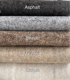 Herringbone Tweed custom bench cushions. Performance fabric.