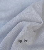 Extra Long Custom "Tuscany " Sheer Faux Linen Designer Drapery Collection.