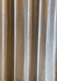 Shimmer Linen Drapery Collection. Modern Silver Metallic and Gold Slubby Linen Drapes.