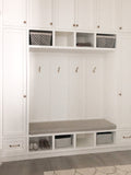 Chill Performance Fibreguard linen basket weave bench cushions.