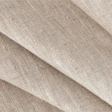 Custom Washed Linen Oatmeal drapery panels.