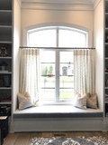 Chill Performance Fibreguard linen basket weave bench cushions.