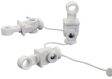 Custom Ripplefold Drapery Hardware.  6ft, 8ft, 12ft, 16ft White Channel Tracks. Ceiling and Wall mount.