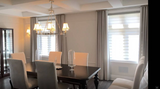 Ripple fold designer drapery rods in 4 color finishes. 6.5ft, 8.5ft, 13ft poles for Ripple Fold and Pleated Drapes. 1-3/8” diameter.