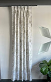 Driftwood  HF Designer Curated Cotton Print Drapery Panels.