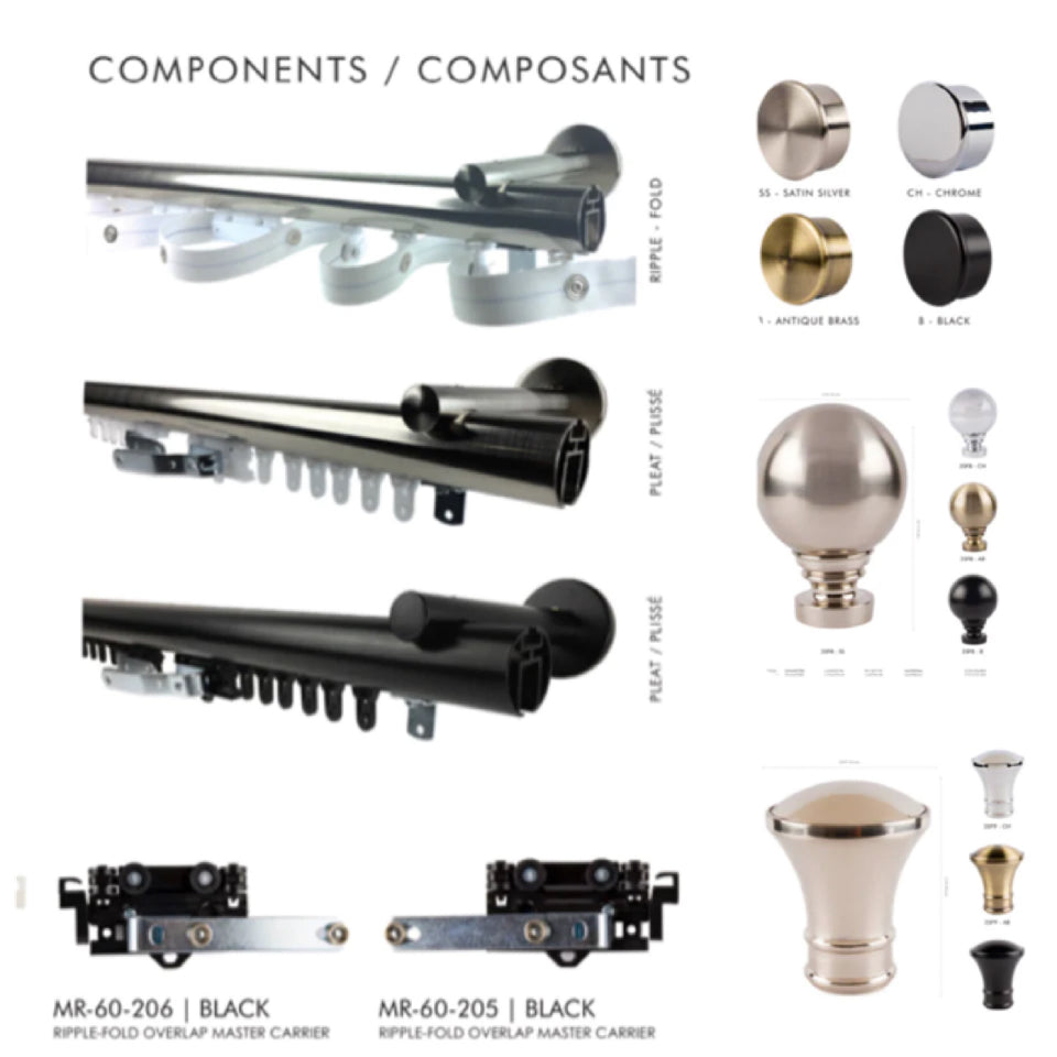 Designer Drapery Rods – HFDraperyStudio