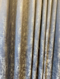 Manhattan Drapery Collection. Modern Luxury Metallic Cotton Drapery panels. Made in Canada.