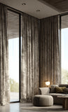 Manhattan Drapery Collection. Modern Luxury Metallic Cotton Drapery panels. Made in Canada.