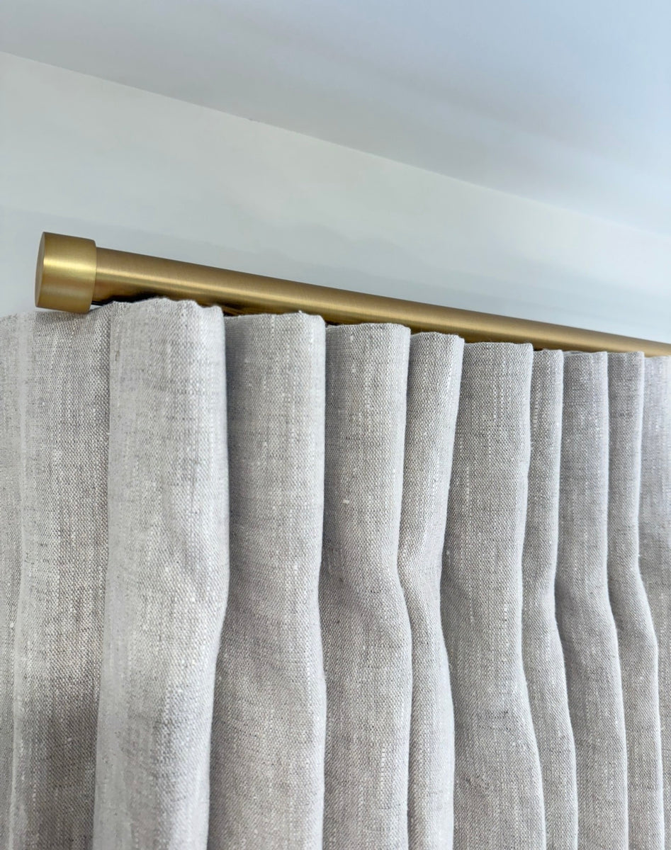 Custom Pure Linen Drapery Panel. 100% Washed Linen. Made in Canada ...
