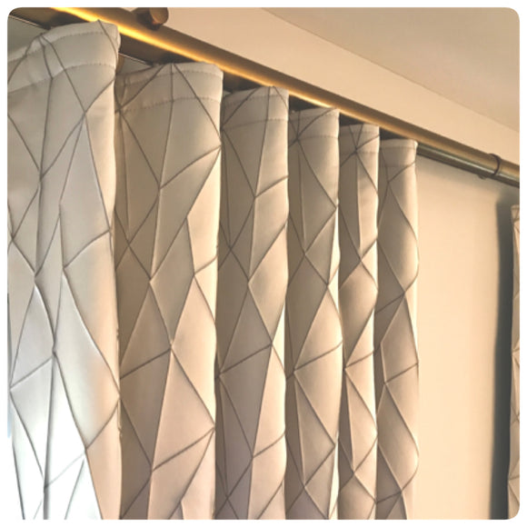 Trencadis Custom Ripple Fold Drapery Collection. Custom-made luxury. Limited edition.