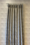 Manhattan Drapery Collection. Modern Luxury Metallic Cotton Drapery panels. Made in Canada.