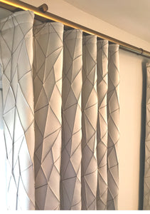 Trencadis Custom Ripple Fold Drapery Collection. Custom-made luxury. Limited edition.