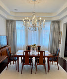 Aquaviva Designer Cotton Drapery Collection. Custom Pinch Pleat, French Pleat Designer Drapery Panels. Made in Canada. 15 fabric colors.