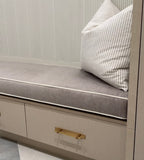 Custom-Made Velvet Bench Cushions. Canadian-Made & Designer Quality