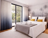 Ombré Custom Designer Drapery Panels. Gradient from Black to White Linen Curtains.