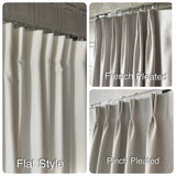 Soft Glow Viscose Drapery "Shima" Collection. Luxury Shimmering Viscose Curtains. Custom Boho Shiny Window Drapes.