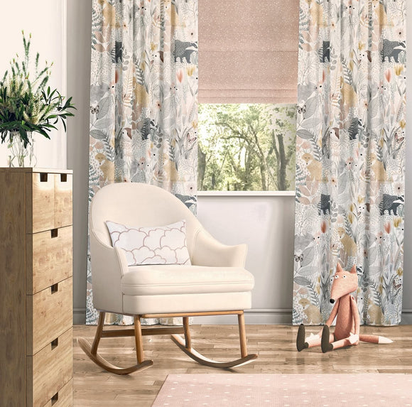 Woodland Kids Drapery Panels. Made in Canada.
