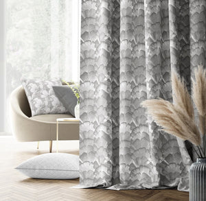 Renee Art Deco Custom Drapery Panels. Viscose art deco fabric drapery Made in Canada.