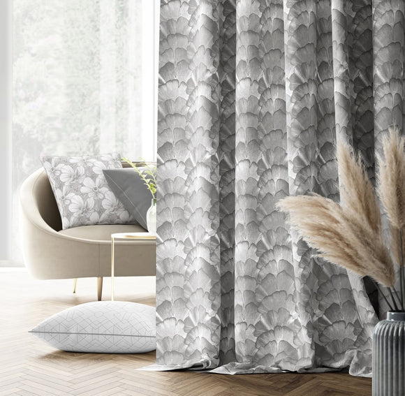 Renee Art Deco Custom Drapery Panels. Viscose art deco fabric drapery Made in Canada.