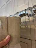 Soft Glow Viscose Drapery "Shima" Collection. Luxury Shimmering Viscose Curtains. Custom Boho Shiny Window Drapes.