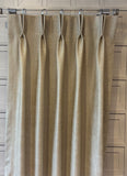 Soft Glow Viscose Drapery "Shima" Collection. Luxury Shimmering Viscose Curtains. Custom Boho Shiny Window Drapes.