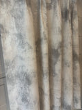 Elemental Bespoke Abstract Brushstroke Luxury 100% Cotton Drapes. Abstract Paint Curtains. Custom Pleated Drapery. Made in Canada.