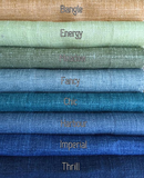 Pembrook Faux Tussah Silk drapery fabric by the yard. 38 colors.