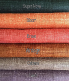 Pembrook Faux Tussah Silk drapery fabric by the yard. 38 colors.