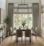 Manhattan Drapery Collection. Modern Luxury Metallic Cotton Drapery panels. Made in Canada.