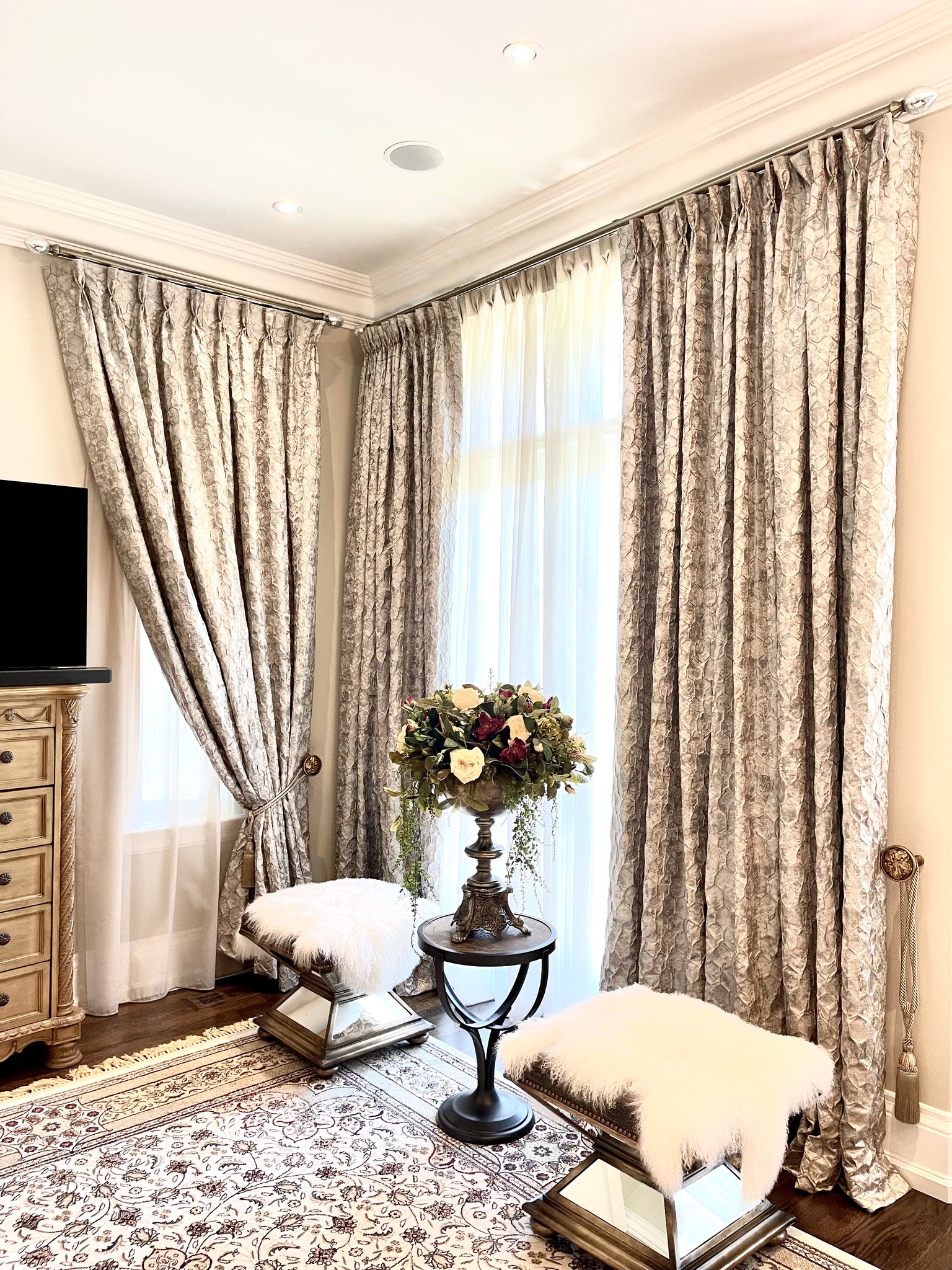 Rustic Drapery Thea Rustic Designer Drapery Collection. – HFDraperyStudio