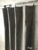 Herringbone Tweed Texture Designer blackout thermal drapery panels.