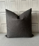 Herringbone Tweed Performance fabric Cushion covers with Feather Inserts.