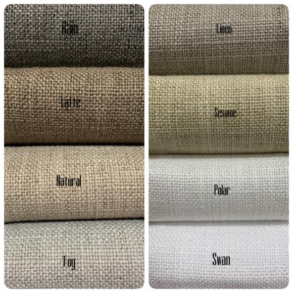 Barista Linen Fabric Samples