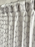 Honeycomb Designer Sheer Drapery panels.