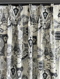 August HF Designer Curated Cotton Print Drapery Panels.